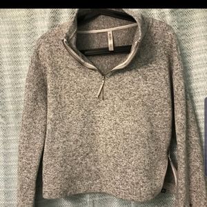 Heather gray sweater